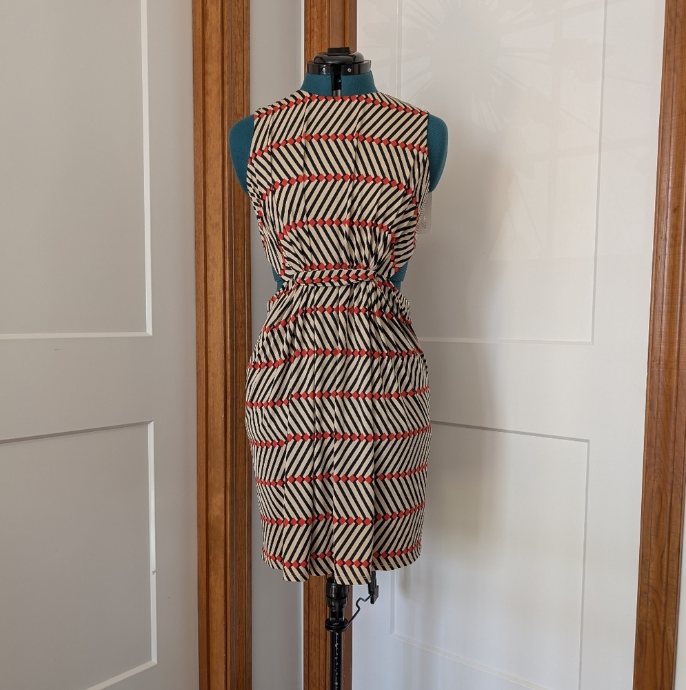 T-Bags Los Angeles | Size M/L |Graphic Party Dress with Cutouts